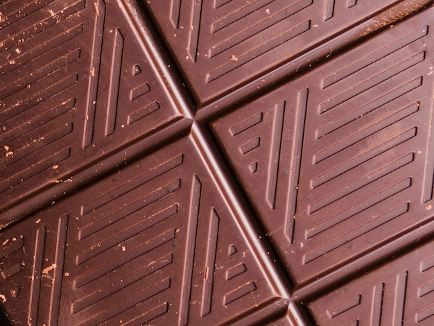 Dark chocolate texture