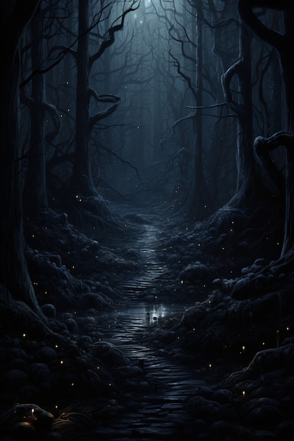 Dark fantasy  scene