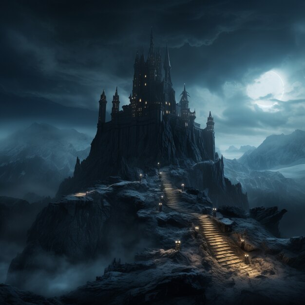 Dark fantasy  scene