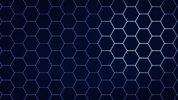 Free photo dark hex backgrounds for networking