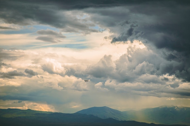 Free photo dark stormy clouds