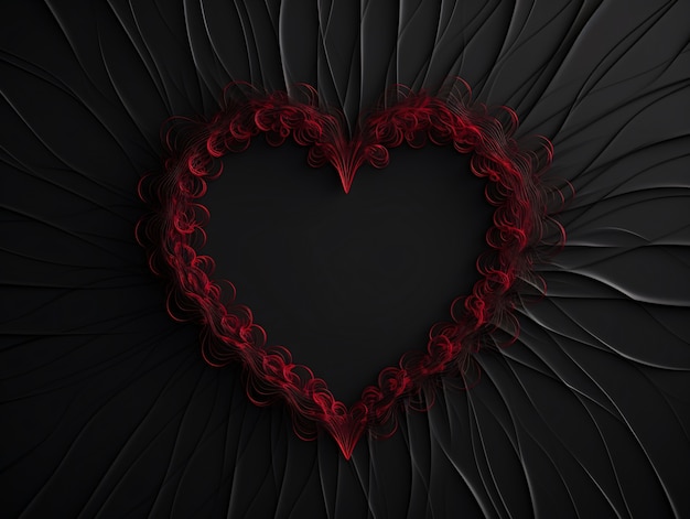 Free Photo dark style valentines day celebration