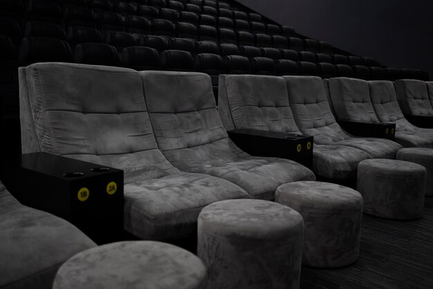 Dark vip cinema studio still life