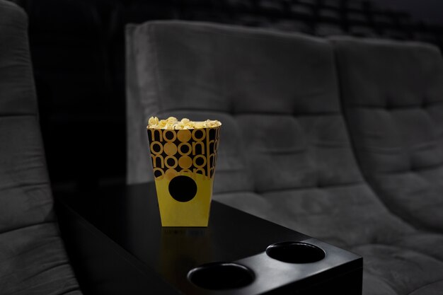 Dark vip cinema studio still life