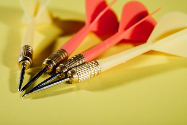 Free Photo darts arrows in the target center business concept