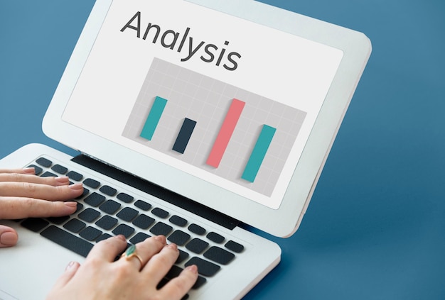 Free photo data analysis summary results graph chart word graphic