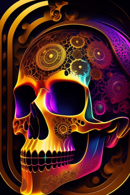 Free Photo day of the dead skull wallpapers