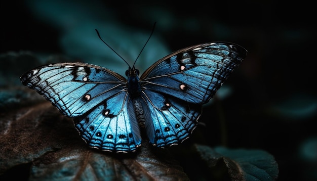 Free Photo dazzling butterfly wing flaunts vibrant multi color elegance generated by ai