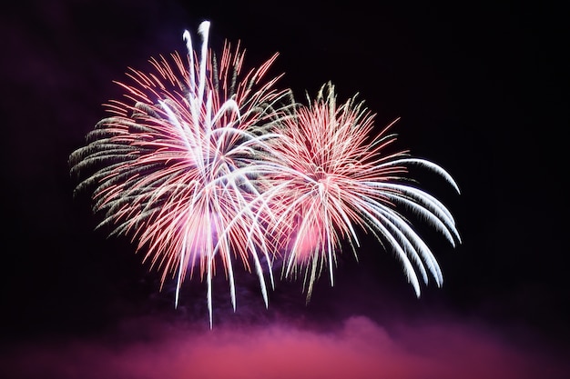 Free Photo dazzling fireworks