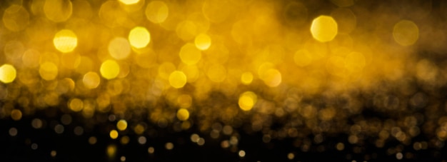 Dazzling golden glitter