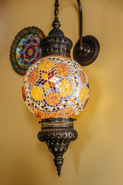 Free Photo decorative arab lamps