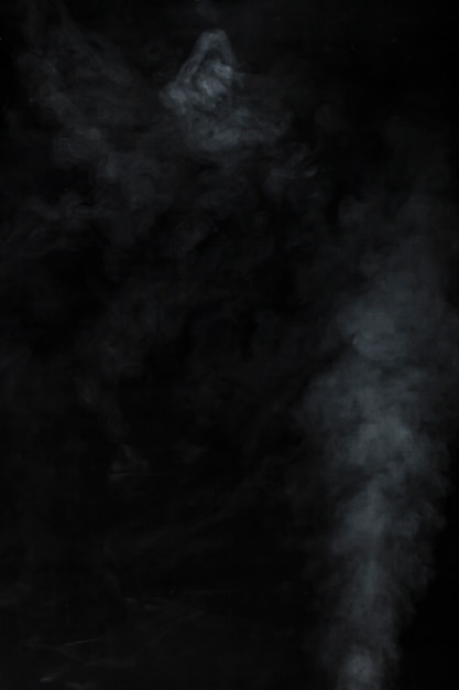 Decorative background with smoke