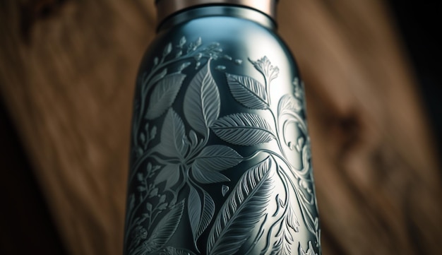 Free Photo decorative bottle showcases abstract ornate floral design generative ai