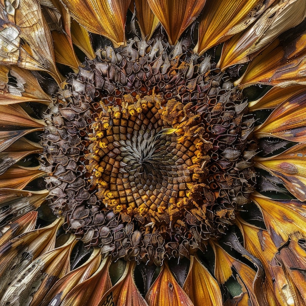 Decorative dreamy arrangement with dried flowers