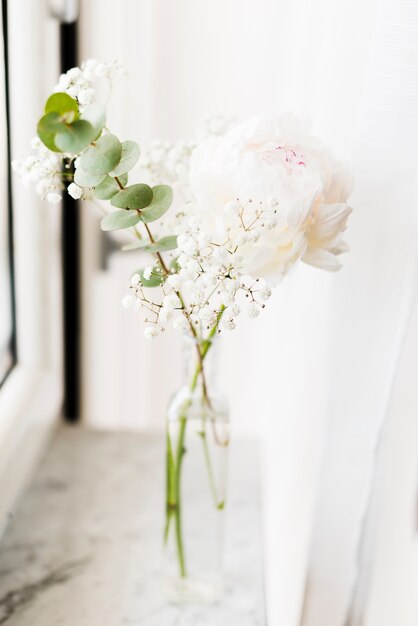 Decorative flowers in a vase