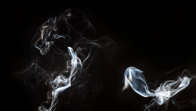 Decorative forms of smoke