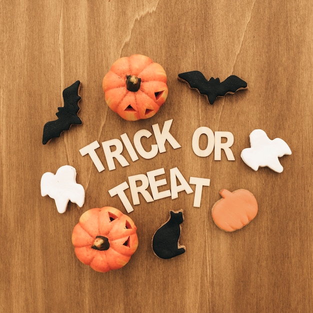 Free Photo decorative halloween composition