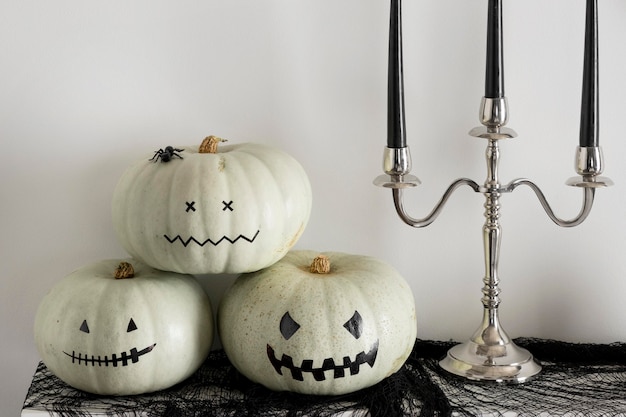 Decorative pumpkins for halloween event