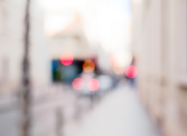 Free photo defocused street