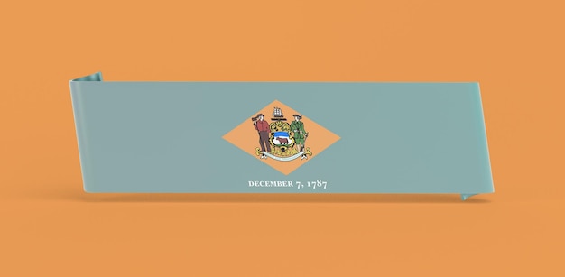 Free Photo delaware flag banner