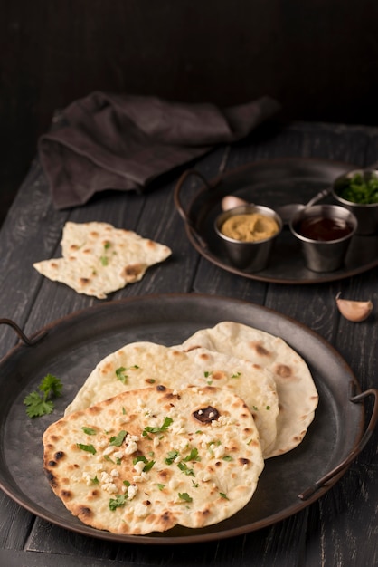 Free Photo delicious assortment of traditional roti