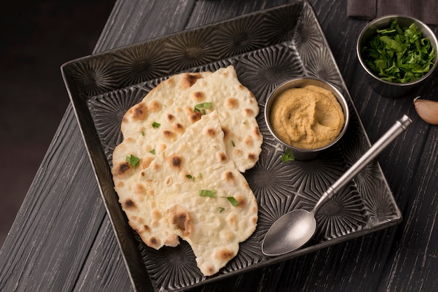 Free Photo delicious assortment of traditional roti