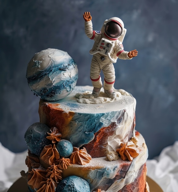 Delicious  astronaut 3d cake