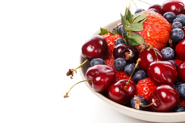 Delicious berries on the table