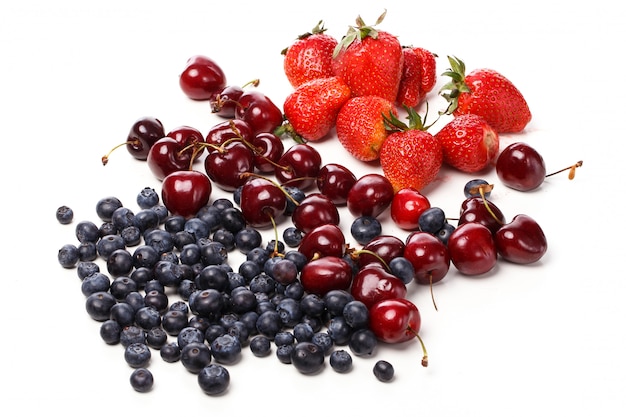 Delicious berries on the table