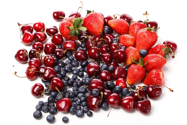 Delicious berries on the table