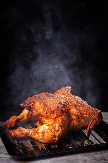 Delicious chicken on the table