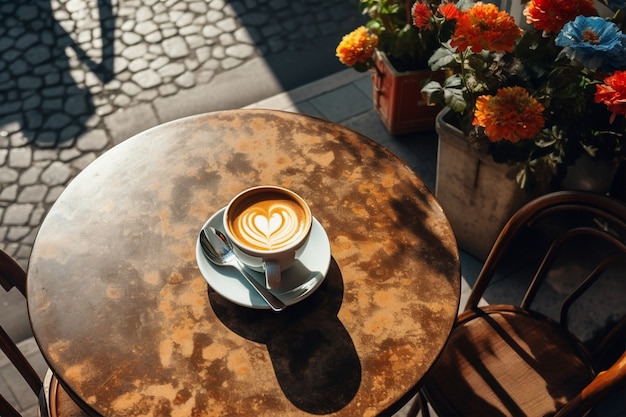 Free photo delicious coffee cup indoors