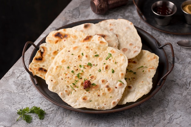 Delicious composition of nutritious roti