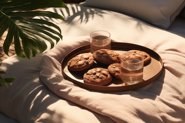 Delicious cookies arrangement