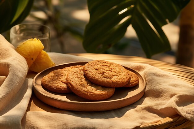 Delicious cookies arrangement