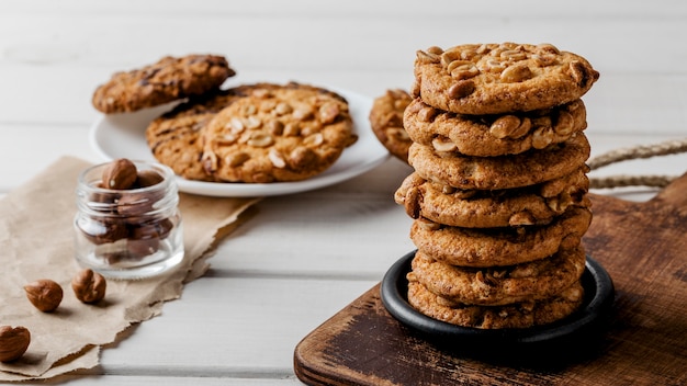 Free Photo delicious cookies on table