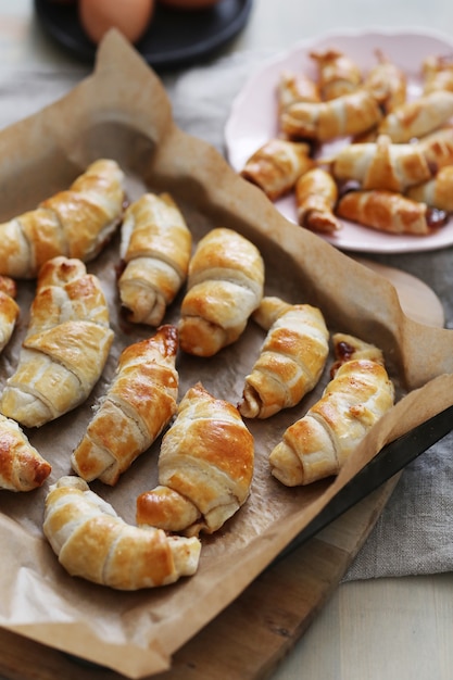 Delicious croissants