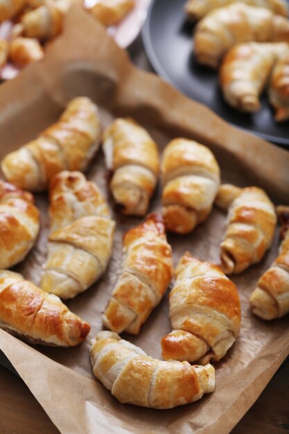 Delicious croissants