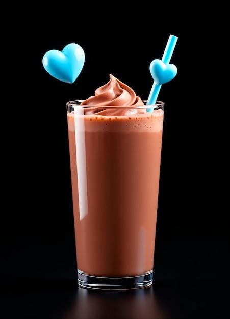 Free photo delicious drink  with emojis