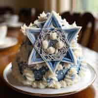 Free photo delicious food prepared for jewish hanukkah celebration