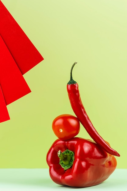 Free photo delicious fresh vegetables arrangement