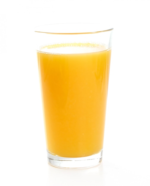 Delicious glass of orange juice