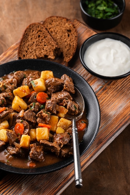 Delicious goulash ready for dinner