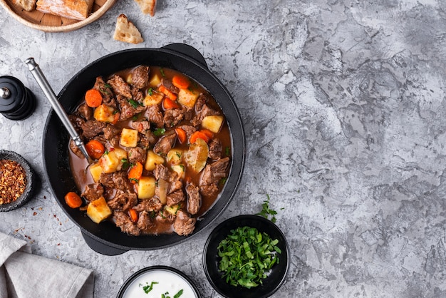 Delicious goulash ready for dinner