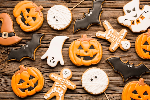 Delicious halloween party cookies