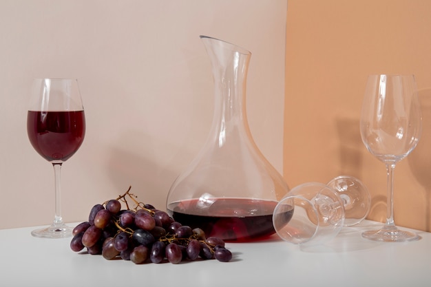 Delicious high quality wine still life