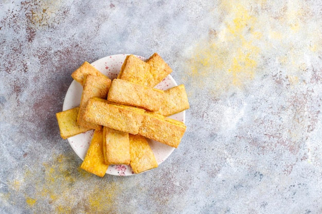 Free Photo delicious homemade coconut cookies.