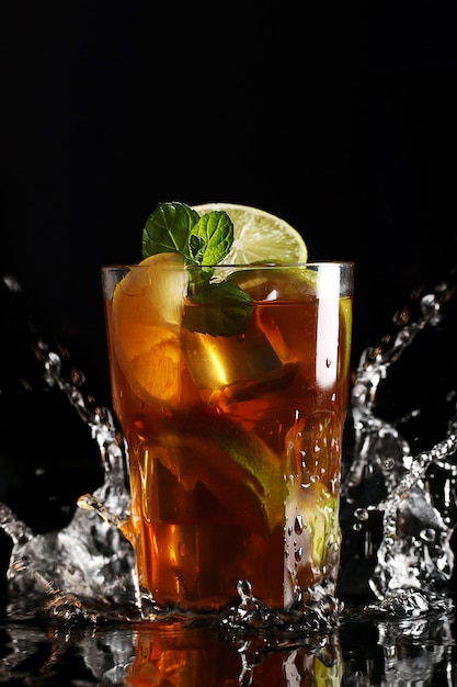 Free photo delicious iced tea