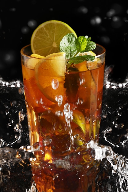 Free photo delicious iced tea