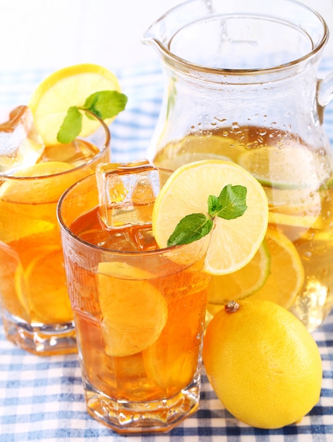 Free photo delicious iced tea